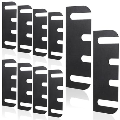 10pcs Door Hinge Shims, 10.16cm/4in PVC Hinge Shims Adjustable Spacer Parts for Doors Filling Gaps Align for Repair Replacement Kit