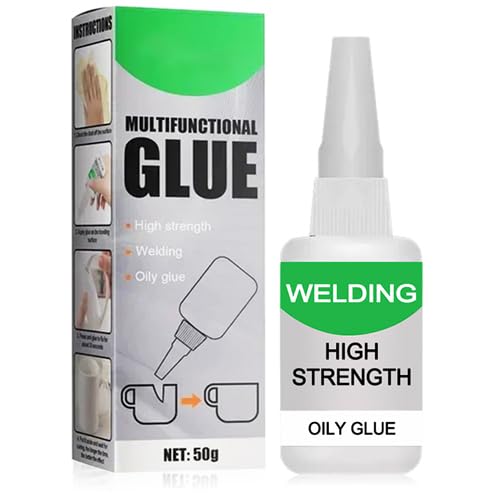 150ML Welding High-Strength Oily Glue, Upgrade Strong Glue for Everything, Instant Bonding Super Glue in 10s for Metal, Wood, Ceramics, Leather, Glass (1 pcs) - color: 1 pcs