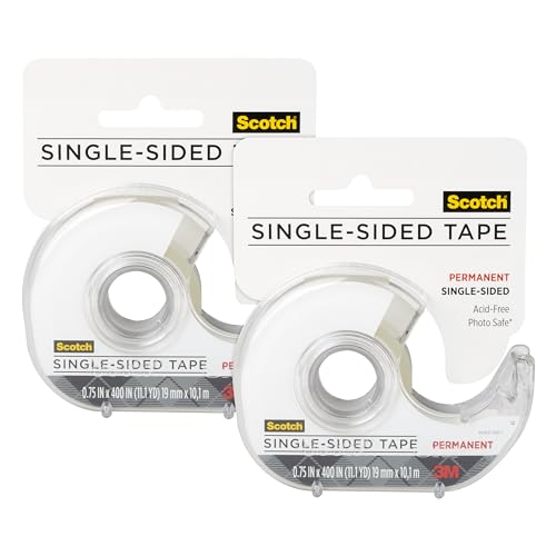 Scotch 3M 001-3M 3/4-Inch Scrapbooking Tape (Pack of 2) - size: 2-Pack