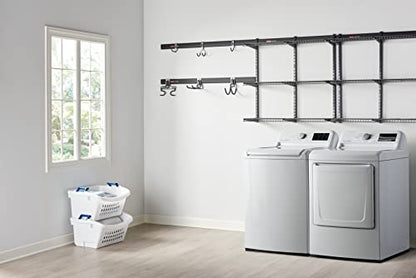 Rubbermaid FastTrack Utility Hook Garage Wall/Tool Hanger Wall Mount and Heavy Duty Tool Hanger for Home/Garage/Wall/Shed Organization - size: 1 Count (Pack of 1), style: Utility Hook