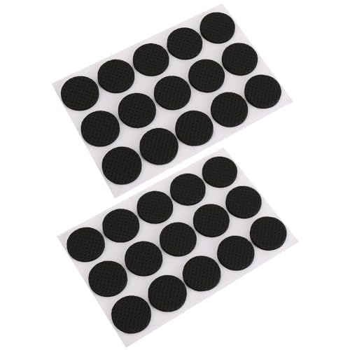 60Pcs Non Slip Furniture Pads for Hardwood Floors Self Adhesive Furniture Feet Grippers Chair Leg Pads Round Floor Protector Reducing Sliding and Noise for Chairs Tables Couches 1.1''