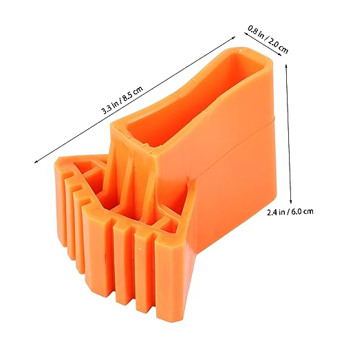 4Pcs Non Slip Ladder Feet Mat Durable Rubber Cushion for Ladder Stability Easy Installation Home Supplies Accessory to Protect Floors from Sliding for Step Ladders