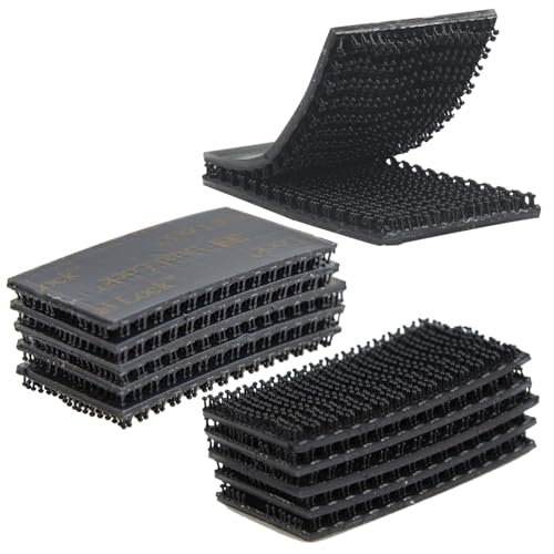 3M Dual Lock Tape 1in x 2in 10pcs, Dual Lock Heavy Duty Mounting Tape，Interlocking Tape Reclosable Fastener Self Sticky 3550CF Strip for EZ Pass Mounting Tape Black - size: 1in×2in×10pairs, style: Black