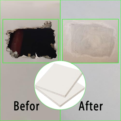 Drywall Repair Panel, Drywall Patch Kit Large Hole, Wall Repair Patch Panel for Drywall,Wall Surface Large Hole Fill Quick and Easy Solution.12'' x 12” x 1/2 ”（1 Pack）