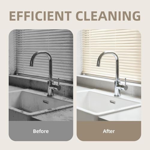 CLEANGOR Grout Cleaner Brush V Shape, Stiff Grout Cleaning Brushes for Tile Floor,Magic Brush, Bathroom Accessory, Cleaning Tools, Grout Scrub Brush Set for Shower, Bathroom, Kitchen, Household Use
