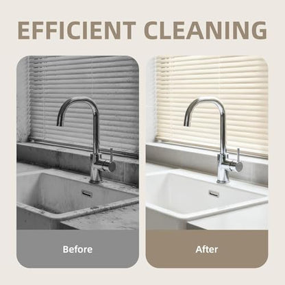 CLEANGOR Grout Cleaner Brush V Shape, Stiff Grout Cleaning Brushes for Tile Floor,Magic Brush, Bathroom Accessory, Cleaning Tools, Grout Scrub Brush Set for Shower, Bathroom, Kitchen, Household Use