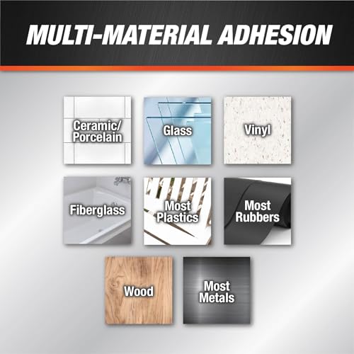 DAP All Purpose 100% Silicone Adhesive Sealant, Clear, 2.8 oz (7079800755)