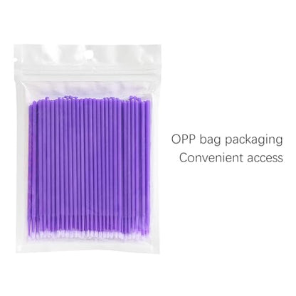 100PCS Car Touch Up Paint Brushes,Single-Use Micro Brushes for Refinishing Car Detail Paint Tiny Paint Brushes Scratches,Practical Car Accessories Micro Paint Brushes for Paint Chip Repair
