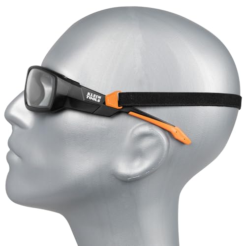 Klein Tools 60538 Gasket Safety Glasses, Professional PPE Protective Eyewear, Full Frame, Scratch Resistant, Anti-Fog, Indoor/Outdoor Lens - size: Gasket, Clear