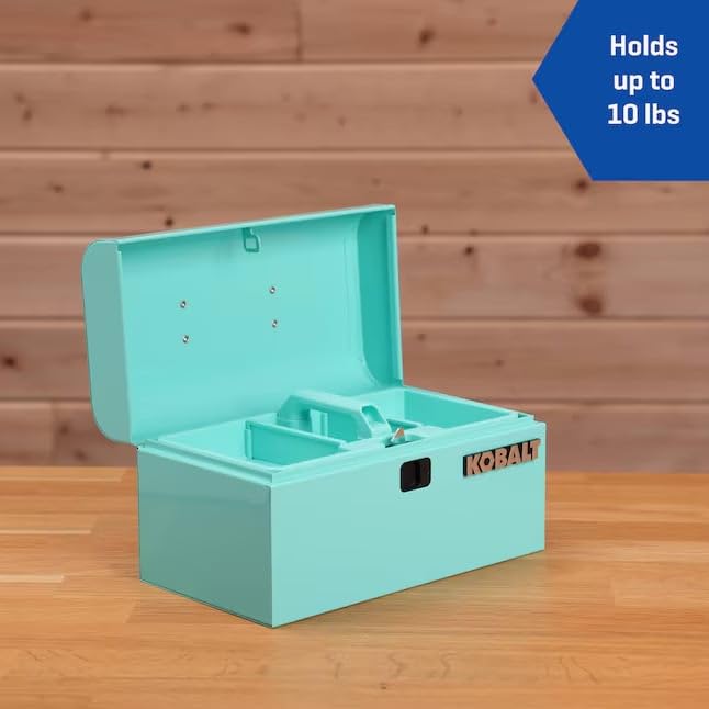 K.balt Retro Portable Mini Toolbox Teal Steel Tool Box - color: Teal, size: Retro