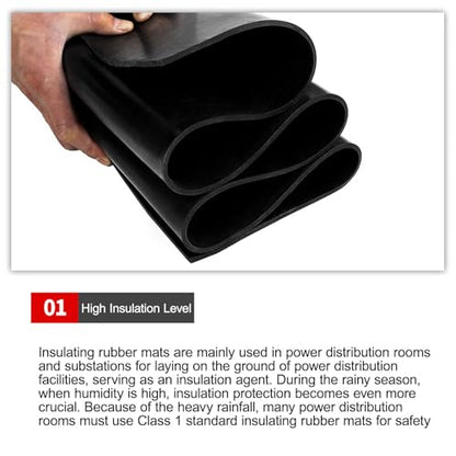 Anti Fatigue Rubber Floor Mat, Multi-Purpose Non-Slip Rubber Utility, Mat for Entryway, Home Gym, Exercise Equipment, Garage, Under-Sink, Workbench(3mx3mm/118.1x0.11in) - size: 3mx3mm/118.1x0.11in