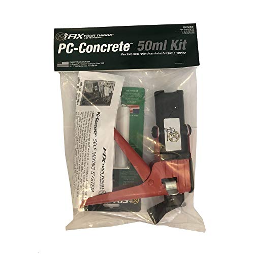 PC Products PC-Concrete Epoxy Adhesive Paste Kit, 50ml Cartridge and PPM-50 Dispensing Gun, 70529 - size: 1.69 oz Kit with PPM-50 Dispensing Gun, style: PC-Concrete