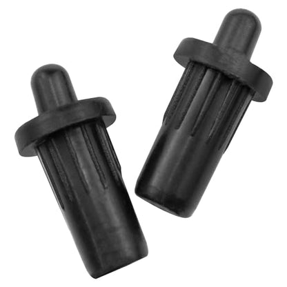 Cabinet Door Repair Kit - 12PCS Black Plastic Shutter Pins & Damper Replacement Springs
