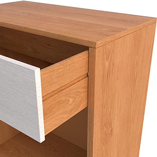 5 Pairs of Rok Hardware Side Mounted 11-1/4" (285.5mm) Screw-On, Plastic Drawer Rails/Guide Rails with 3/4" Extension, for Drawers with 21/32" (17mm) Groove, White Finish, D10751034