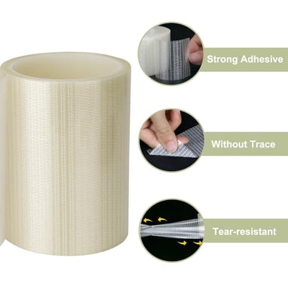 Eonion RV Awning Repair Tape for Tent, Canvas, Underbelly, Tarp, Sail Tape, Boat Covers Repair Tape, 5IN x 39FT Tear Repair Patch Kit, Waterproof and Extreme Weather Proof