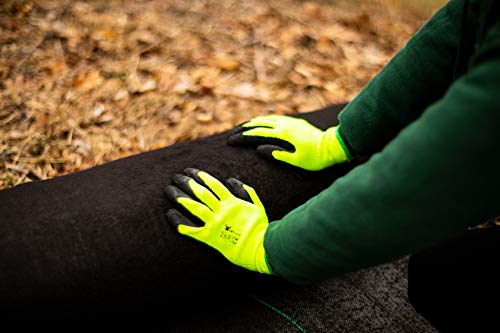G & F Products Tools Work Gloves Garden Gloves - color: Hivi Green, size: Medium (Pack of 12)
