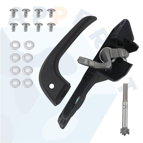 APPERFiT Interior Door Handle for Right Passenger Side Door Panel Compatible with 2007-2014 Chevy Chevrolet Silverado/GMC Sierra Truck 1500 2500 3500 Door Parts 20833602 20871483 - size: RH