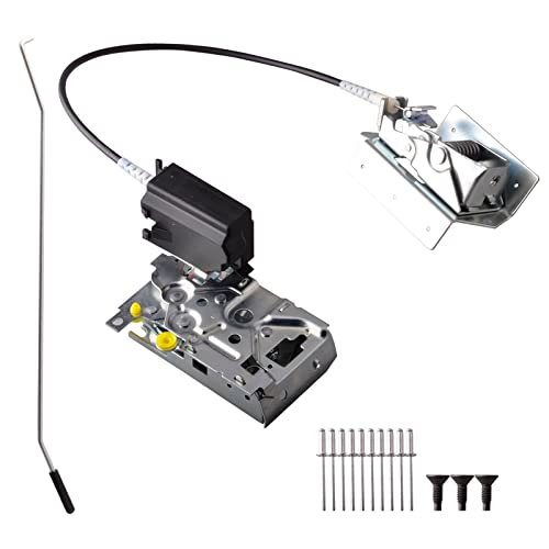 Driver Door Latch compatible for Ford F150 F250 1992-96 w/Door Handle Reinforcement Plate&Installation Kit - size: F150 92-96 Front Left
