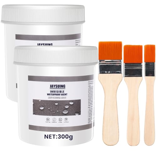 21 OZ (600g) Jaysuing Invisible Waterproof Agent, Waterproof Sealant, Transparent Rainproof Coating, Water-Resistant Anti-Leakage Agent, Transparent Repairing Leak Water-Resistant Adhesive - style: 21OZ