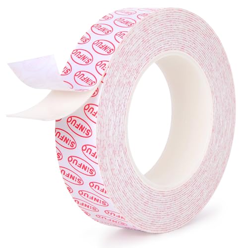Sinfuo Double Sided Foam Tape Heavy Duty, Removable Damage Free Adhesive Tape, Residue Free Tape Picture Hanging Adhesive Strips Suitable for Indoor and Outdoor Installation Home Office(1.18" x 22Ft) - size: 1.18in x 22ft