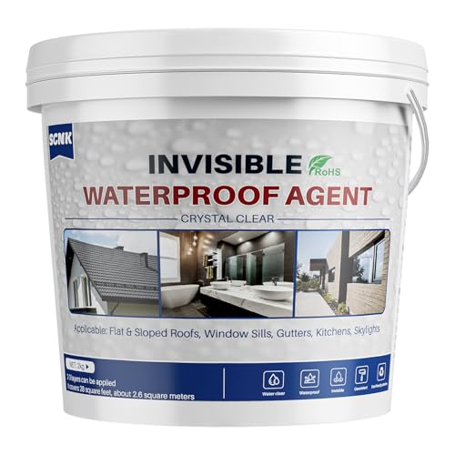 2000g Transparent Waterproof Coating Agent, Clear Waterproof Sealant Repair Leak for Roof, Bathroom, Indoor and Outdoor Water Proof Coating Sealant - size: 2000g