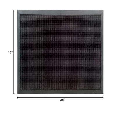 Imports Decor Rubber Mat, Rubber Studs, 18-Inch by 30-Inch
