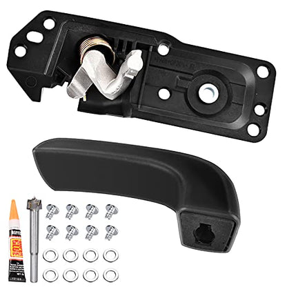 FAERSI Interior Door Handle Kit Front Left Driver Side for 2007-2014 Chevy Silverado Avalanche Suburban Tahoe Cadillac Escalade GMC Sierra Yukon #20833606 - color: Front Left Driver Side