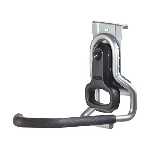 Rubbermaid Fasttrack Heavy-Duty Universal Garage Bicycle Storage Vertical Hanging Wall Hook Bike Rack for Bicycles up to 50 Pounds (4 Pack)