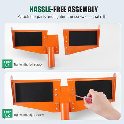 Heavy Duty Ladder Stabilizer and Gutter Guard, Roof Access Safety Tool, Prevent Ladder Slippage, Gutter Protection for Roofing, Multi-Functional Ladders Accessory, Improve Roof Cleaning Work Safety