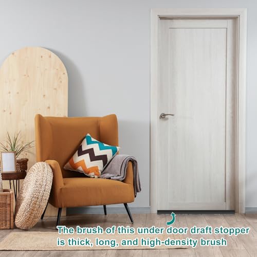 uxcell Door Sweep, 1.2" x 40", White, 1 Pcs, 1 Set, 1 Item - color: White