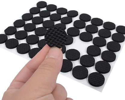 Generic 48 Circular Pieces EVA Table Rubber Pads Furniture Pads Floor Protectors Non Slip Furniture Stoppers for Sofa Table(22MM)