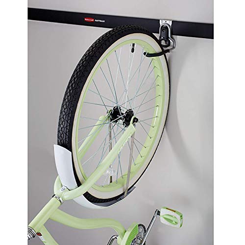 Rubbermaid Fasttrack Heavy-Duty Universal Garage Bicycle Storage Vertical Hanging Wall Hook Bike Rack for Bicycles up to 50 Pounds (4 Pack)