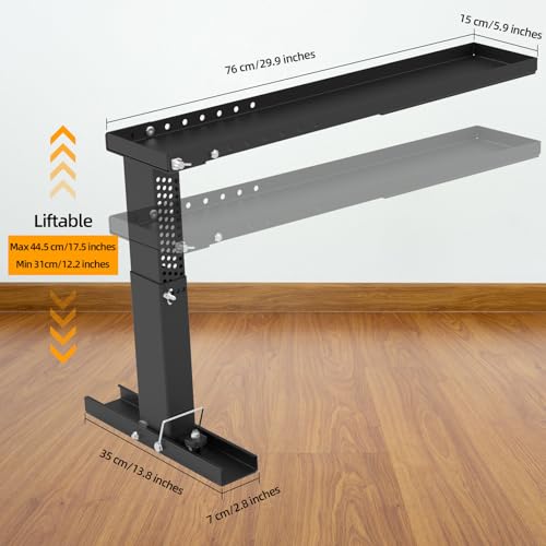Upgrade Ladder Leveler for Stairs, Heavy-Duty Ladder Leveler for Extension Ladders, Step Ladder 12.2"-17.5", Adjustable Height and Foldable Ladder Stabilizer for Stairs with Non-Slip Feet - size: Pro 12.2"-17.5"