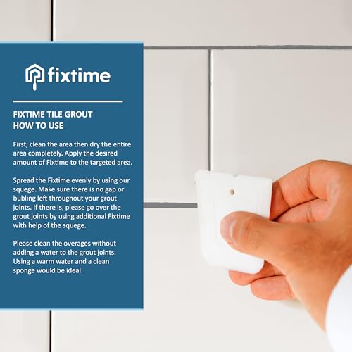 Silicone Tile Repair Kit – Premixed Fast-Drying Gray Caulk, Filler, and Sealer for Cracked Bathroom, Kitchen, and Floor Tiles (225g / 8 oz) - style: GREY