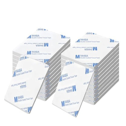 Double Sided Adhesive Pads,Heavy Duty Mounting Tape,Super-Sticky White Strong Pads,Rectangle Shape 36 Pcs 2 Sided Sticky Waterproof Tape,Removable Double-Sided Foam for Hanging Walls - color: Pack of 36 Rectangles