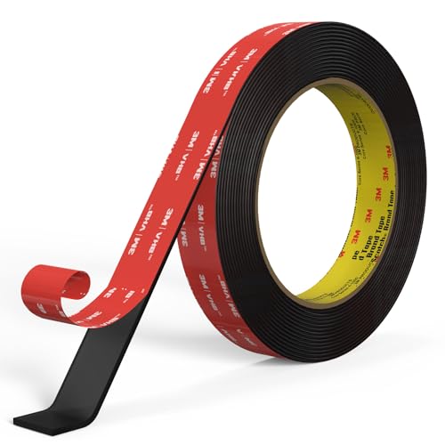 Double Sided Tape Heavy Duty 10FT,Double Sided mounting Tape for Walls,vhb Strong Double Sided Tape Heavy Duty for Car, LED Strip Light, Home/Office Decor - size: 0.39IN x 10FT