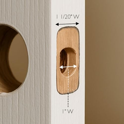 Design House Passage Door Latch, 6-Way Adjustable Fit, Square Spindle, Emblem Series Locksets, Easy Assembly, Satin Nickel Finish, 3.25 in. L x 1.05 in. W x 2.25 in. H, 582213 - color: Satin Nickel