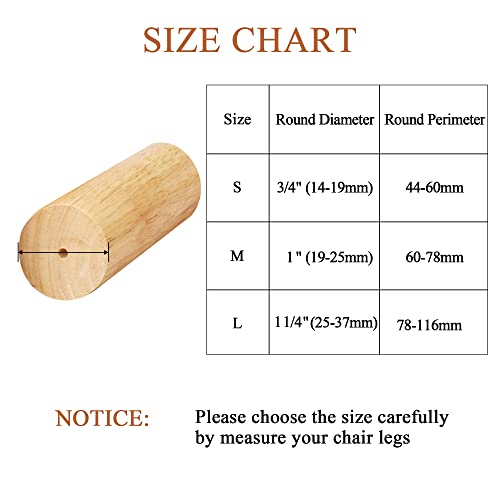 16Pcs Small Silicone Chair Leg Caps 1 1/4 inch, Furniture Pads for Hardwood Floors Round Chair Leg Floor Protectors - size: 1 1/4"-16Pcs