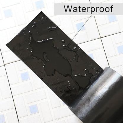 Wide Duct Tape, Industrial Grade 30Yards (90 ft) Wide 6'' Tape Duct, 9 Mil Heavy-Duty, Waterproof, Strong, Flexible, No Residue, for Crafts & Home Improvement (Black, 6'' x 90ft) - color: Black, size: 6'' x 90ft