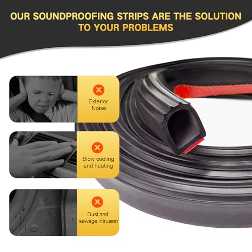 D Shape Door Rubber Seal – Weather Stripping for Truck Camper Doors, 1 Inch EPDM Self Adhesive Rubber Seal Strip for Fill Gaps, Heavy Duty RV Slide Out Exterior Use (6.5 ft) - size: 6.5 Feet