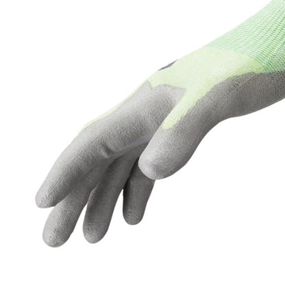 HexArmor General Purpose Knit Gloves | High Dexterity and Tactility | Cut, Abrasion and Puncture Resistant Washable Gloves - color: Helix 1050, Hi-vis Green, A3 Cut Resistance, size: Medium