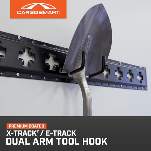 Dual Arm Tool Hook - Grey Powder Coat 1 Pk - style: Dual Arm Tool Hook