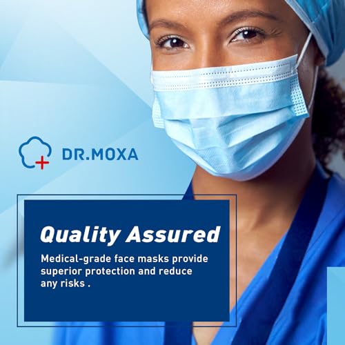 100 Pack Disposable Face Masks ASTM Level 2, Medical Grade 3 Ply Protection Face Mask for Adults - Comfortable,Soft, Breathable - style: 100 Pcs