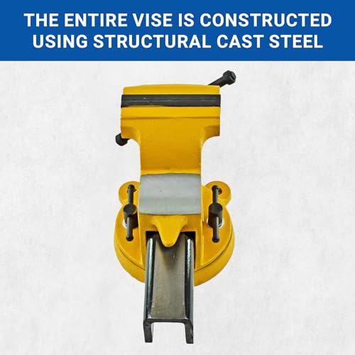 Yost Vises 904-HV 4" High-Visibility Heavy Duty Steel Bench Vise - size: 4", style: High-Visibility Heavy Duty