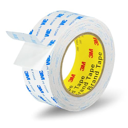 3M Double Sided Tape 2"×16.5ft No Residue,Picture Hanging Strips Heavy Duty Mounting Tape, Removable PE Foam Tape Waterproof for Poster Tape, Carpet Tape Rug Gripper,Art & Craft Tape - size: 2in×16.5ft