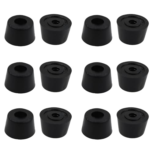 Rubber Cone-Shaped Machine Foot Shock-Absorbing pad, Instrument Chassis pad,Table and Chair Anti Slip Foot pad - size: 17*14*10