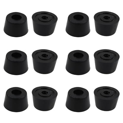 Rubber Cone-Shaped Machine Foot Shock-Absorbing pad, Instrument Chassis pad,Table and Chair Anti Slip Foot pad - size: 17*14*10