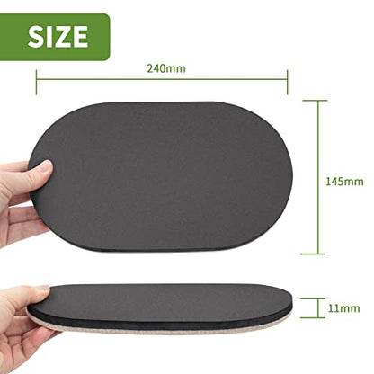 Furniture Sliders for Hardwood Floors 4 PCS - 9 1/2 inch Sliders for Moving Furniture – Felt Furniture Pads for Hardwood Floors - size: 4 PCS 9 1/2" Beige