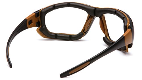 Carhartt Carthage Safety Eyewear with Vented Foam Carriage, Clear Anti-Fog Lens - color: Clear Anti-fog Lens, style: Clear Anti-fog Lens