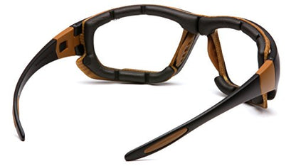 Carhartt Carthage Safety Eyewear with Vented Foam Carriage, Clear Anti-Fog Lens - color: Clear Anti-fog Lens, style: Clear Anti-fog Lens
